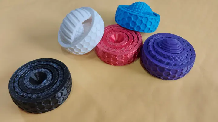 Multi-Patterned Planetary Rings - Mix D