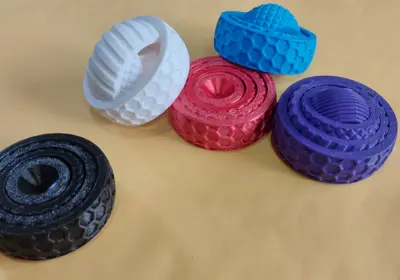 Multi-Patterned Planetary Rings - Mix D